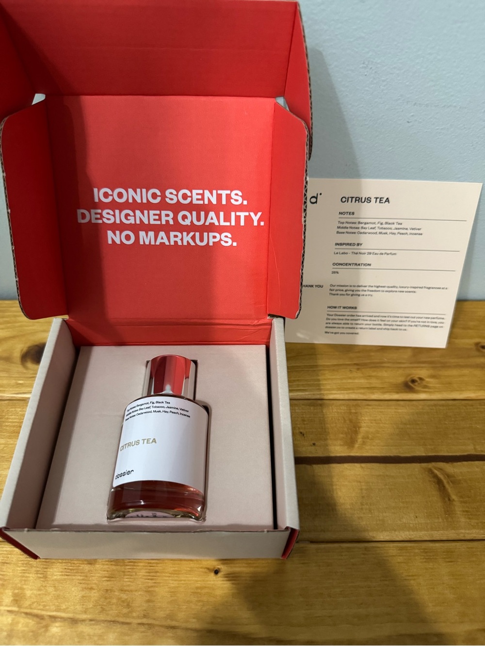 Dossier Citrus Tea - 50ml